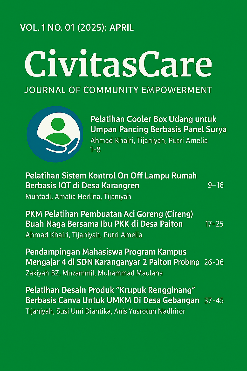 View Vol. 1 No. 01 (2025): April
